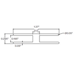 Hanley Wingspan 8ft H-Divider Bag 1-3/8" x 96" x 1/4"